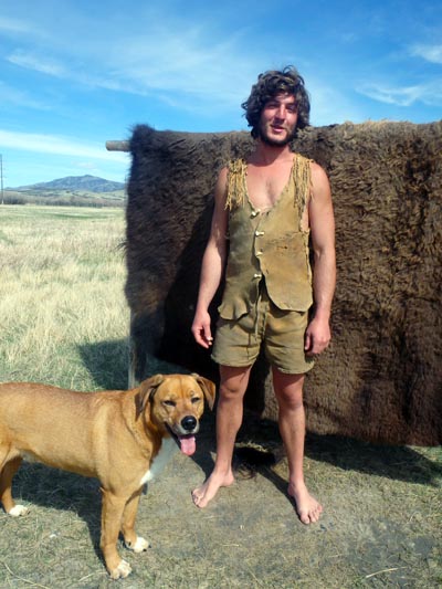 Michael and dog Ranger.