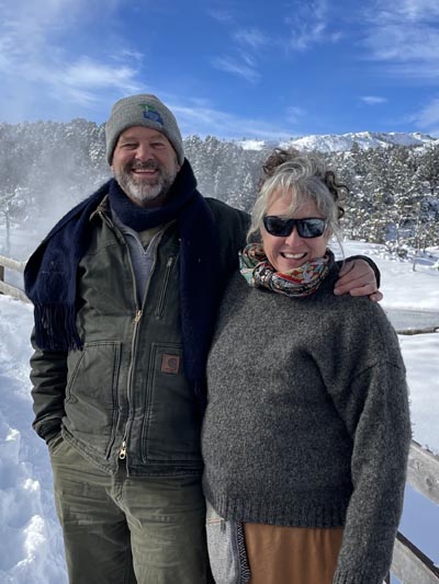 Tom Elpel and Linda Welsh.